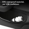 TPE Car Door Side Storage Box Full-Cover for Tesla Model Y Juniper 2025 Front and Rear Door Tray Organizer Waterproof Pocket Box