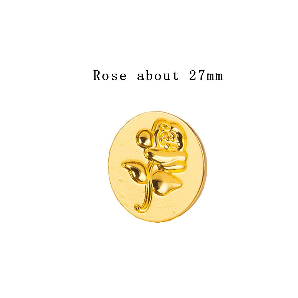 Handgefertigter Custom Rosen Tulpen Wachssiegelstempel Vintage Bastelstempelstempelkopf Karte Umschlag Hochzeitseinladung Geschenkverpackung Scrapbooking