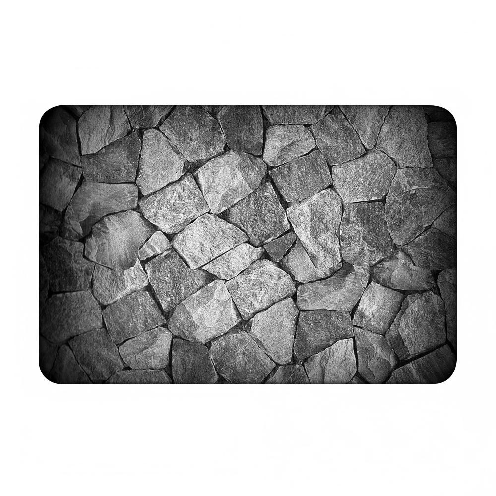 1 יחידה שטיח רצפה בדוגמת אבן לבית, חדר אמבטיה, שטיחים סופגים, שטיחים מונעי החלקה, ציוד לקישוט הבית