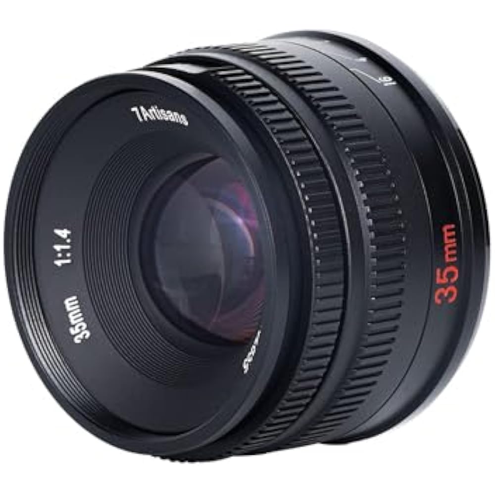 7artisans 35mm F1.4 II RF Mount APS-C Single Focus Lens (Genuine Domestic Product, 2 Year Warrant...