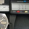 AUTOMATIC VINTAGE ORIENT CRYSTAL JAPAN MENS BLACK COLOR DIAL WATCH A707757-1