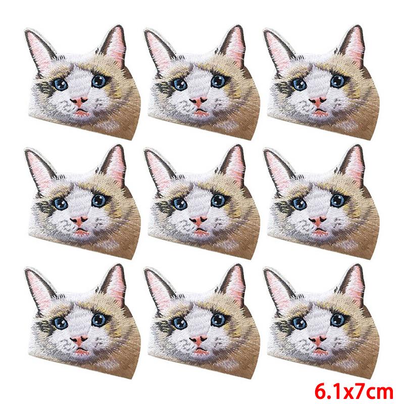 10 pezzi/lotto toppa da ricamo all'ingrosso termoadesiva sulle toppe per abbigliamento toppe su vestiti giacche decorazioni applique forniture per cucire