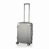[Sifre] TRIDENT TRI1030 Hard Suitcase, Aluminum-Look, 33L, 3.8kg, Silver, Made In Japan with a 5-Year Warranty.