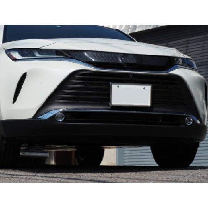 Chrome Front Fog Light Lamp Cover Trim For -2024 Toyota Harrier Venza Ring