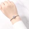 Brand New Copper Metal Cute Animals Charm Bead Component Love Pet Cat Claw Bead Components Heart Pink Zircon Hollow-carved Do It Yourself Authentic