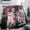 1PC Lionel Messi Patterned Flannel Blanket Suitable For All Seasons for Home Decor Warmth and Comfort Gifts Holiday Present