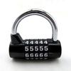 Cadenas à mot de passe antivol en forme de U à 5 chiffres pour portes, valises, tiroirs et salles de sport