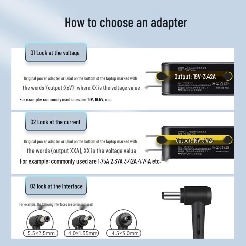 mryc Universal Laptop Power Adapter Charger