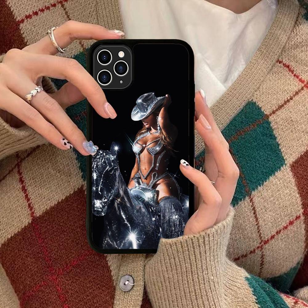 

Singer B-Beyonce Phone Case For IPhone 16 Pro Max 15 14 Plus 14 13 12 11 17 PC+TPU Cases Back Cover iPhone 14 plus