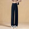Corduroy Wide-leg Pants In Autumn Winter Plus Velvet Thickened Warm High Waist Slimming Casual Women's Pants