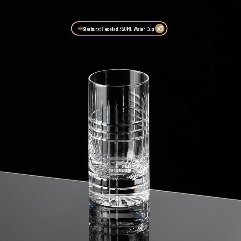 Handun Star-Faceted Lead-Free Crystal Glass Cup