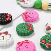 10 Stück Neue Weihnachts-Baby-Silikon-Beißringe Perlen Lebensmittelqualität DIY Armband Baby-Schnullerkette Zahnungs-Kauspielzeug Zubehör