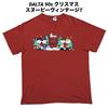 [USED] Vintage DELTA Snoopy Christmas Print T-Shirt, 90s, Red