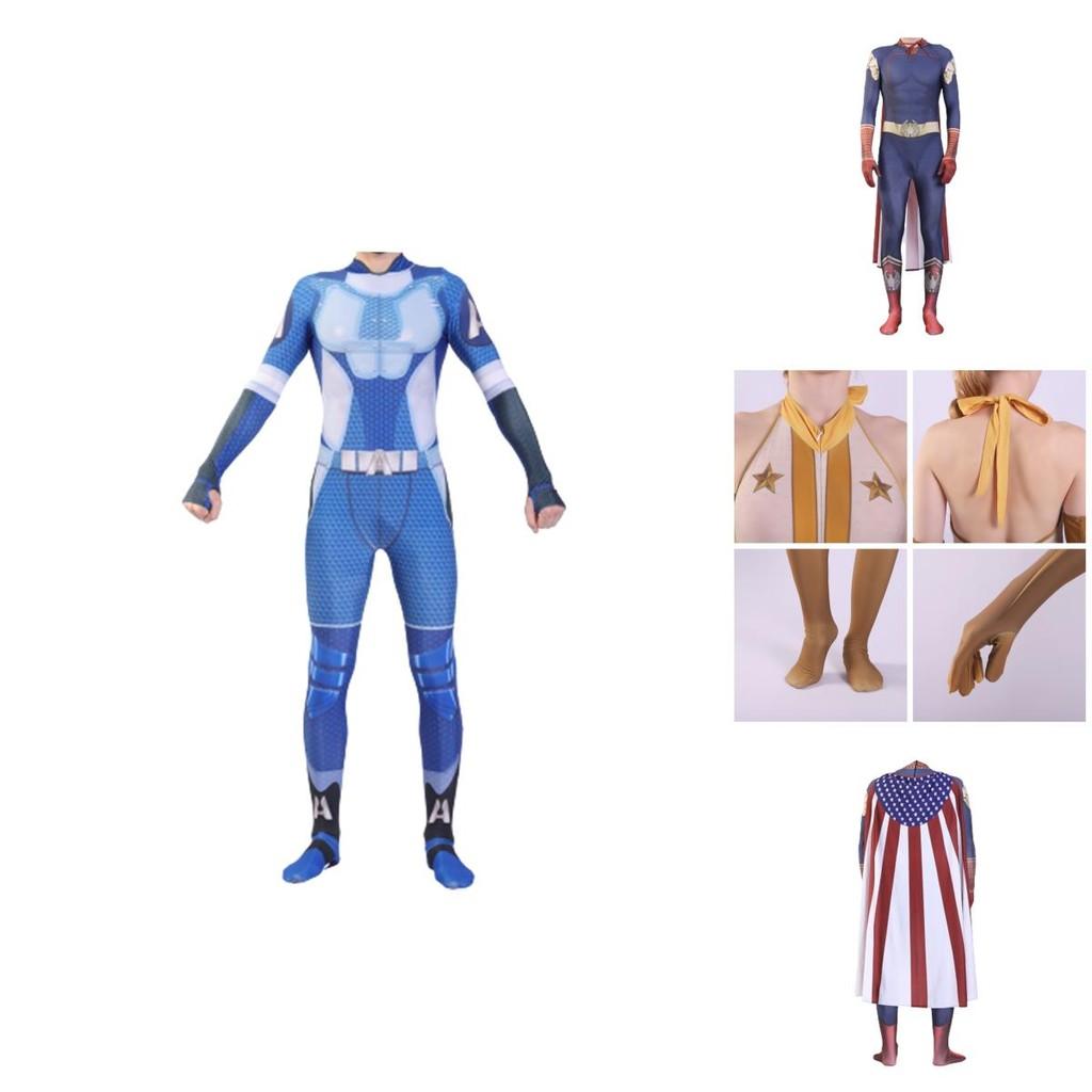 Costume Cosplay The Boys Per Adulti Bambini Homelander A-train Starlight Halloween