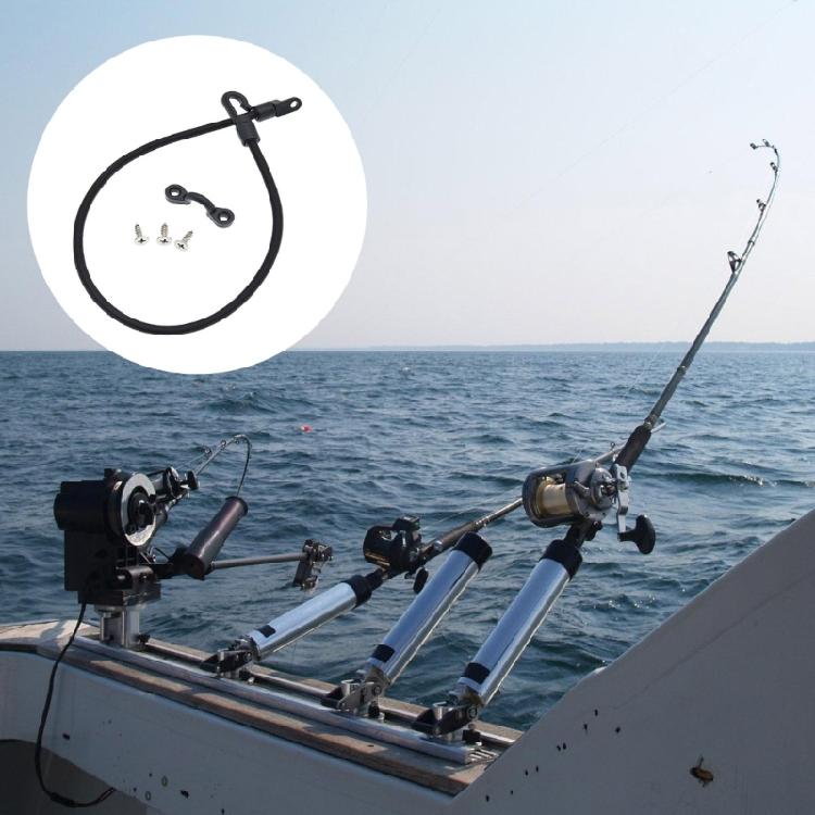 High Elastic Fixed Buckles Boats Fishing Rod Tie Down Strap Fishing Rod Storage Strap Deck Mount Fishing Boats Accessory