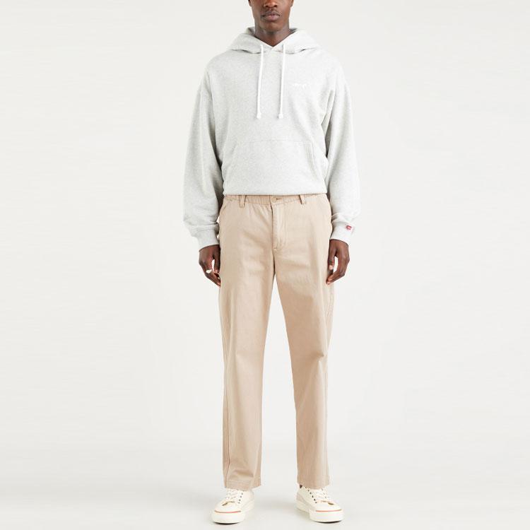Levis Solid Color Vintage Casual Pants Men Pants Off-White A1040-0002