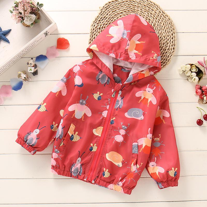 

2025 Girls Lightweight Spring/Fall Windbreaker - Stylish Cross-Border Children s Outerwear 110 cm