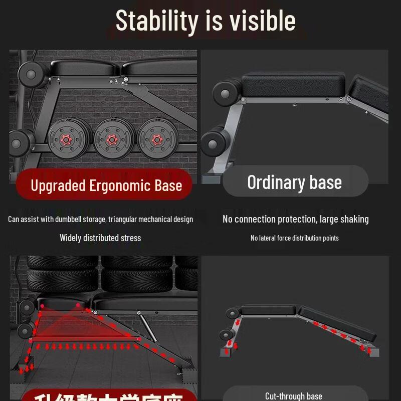 Multi-functional Adjustable Dumbbell Bench