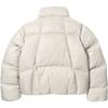 New FILA FLOW Down Puffer Jacket Women's Ecru FS2DJG4154F-SAD