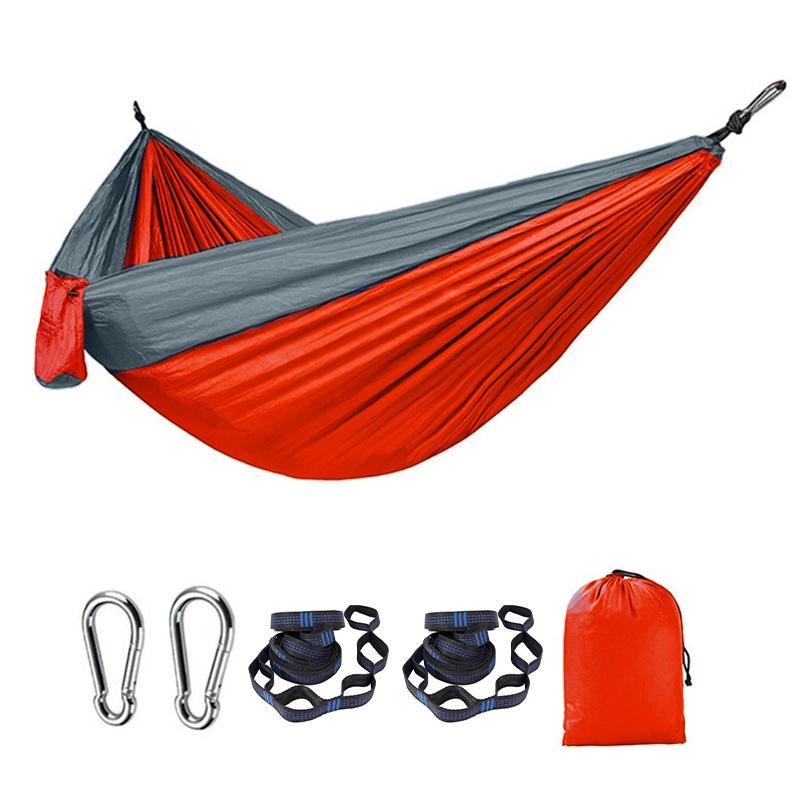 Ultralight Anti-rollover Double Camping Hammock: Strong, Portable Parachute Cloth for Outdoor Adventures