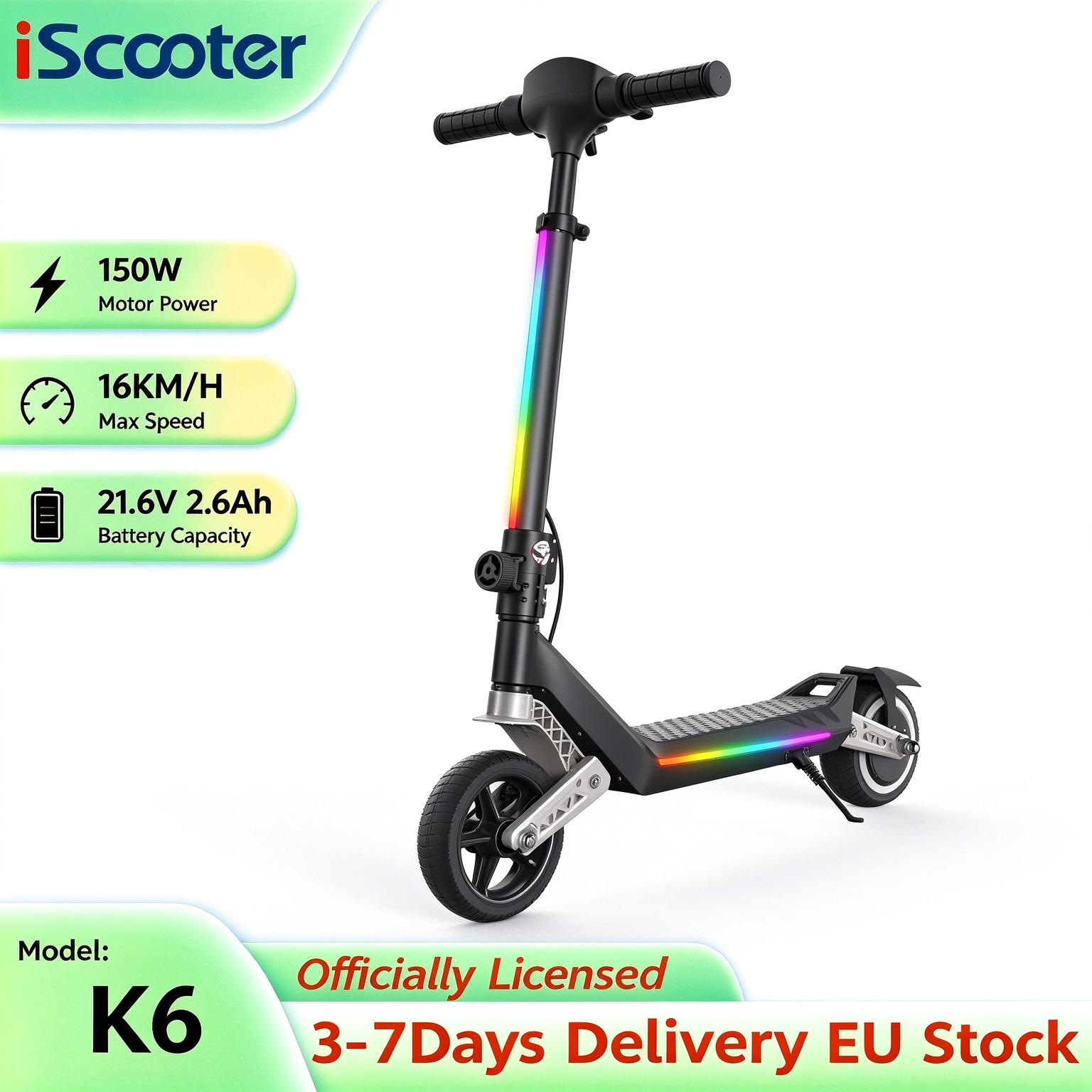 IScooter K6 6.5 Inch Solid