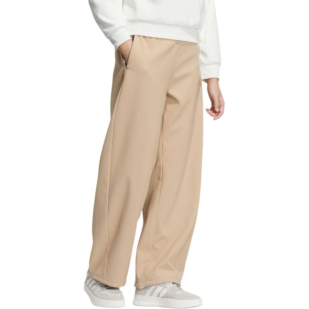 Adidas Sports Lifestyle Series Casual Fashion Simple Waterproof Knitted Sports Pants Women Bottoms Warm-Sand JM8866