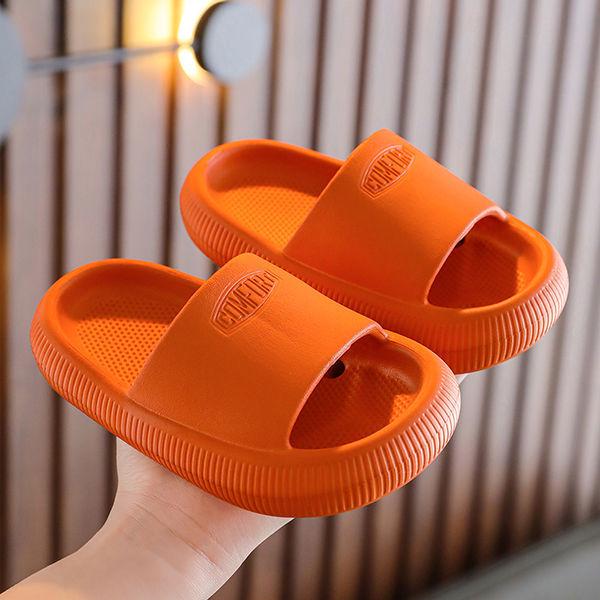 Unisex rutschfeste Indoor-Hausschuhe für Kinder: Weiche, dicke Sohle für Bad und Badezimmer