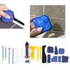 Fafeicy Caulk Tool Kit, 22Pcs/Set Plastic Sealant Spreader Glass Glue Caulking Scraper Sewing Beautify Tool Kit, Water Resistant, for Grouting Resin