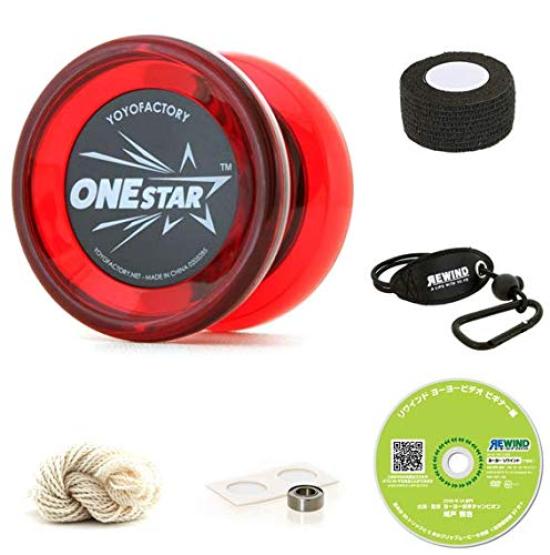 

Yoyo One Star DVD для початківців у комплекті (Стартовий набір YoYo Factory, Червоний)