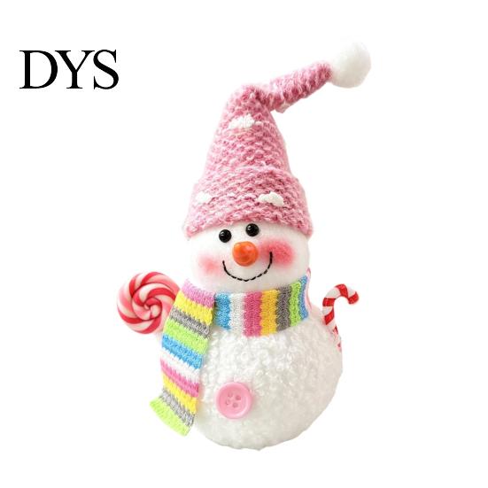 Warm White LED Hanging Decor Lighted Snowman Christmas Ornament with Knitted Hat, Light Window Display Decoration Pendant for Tree, Cute Tabletop