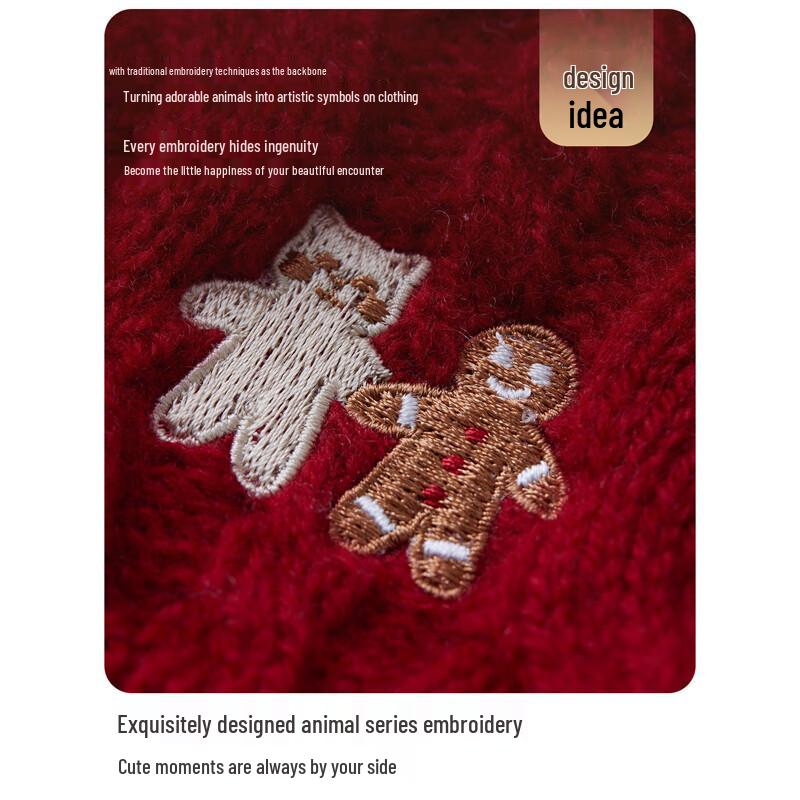 JIUMU Women's Wool Knitted Cross Scarf