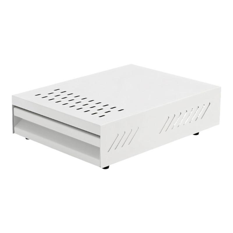 Rectangular Coffee Powder Storage Box Rustproof Stainless Steel Drawer Coffee Ground Holder For Small Kitchens белый