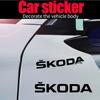 4 Piezas Emblema de Coche Pegatinas para Carrocería Decoración Estilo Automotriz Pegatinas Accesorios Para Kodiaq Octavia Fabia Karoq Enyaq Kamiq Superb Yeti xknw93