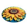 Yousheng 3D Sunflower Floral Plush Rug Non-Slip Backing Easy To Clean Various Sizes Living Room Rug Home Decor