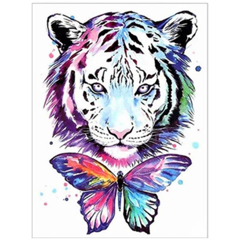 

Полный круглый/квадратный 5D Diy алмазная живопись Белый тигр Алмазная вышивка наборы крестиков домашний декор подарки ручной работы