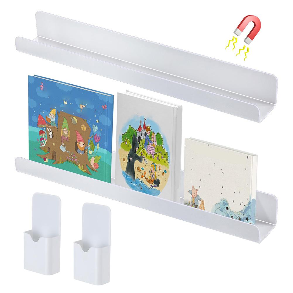 

Magnetic Acrylic Book Shelf and Pen Holder Set Providing Reliable Magnetic Hold for Classroom Organization and Workspace Storage