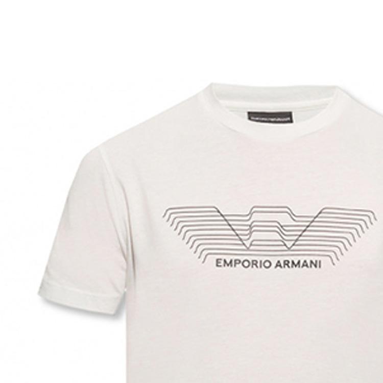 Emporio Armani SS22 T Shirt Men's White 3L1TFD-1JPZZ-0101