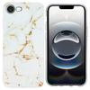 For iPhone 16e Case Marble Pattern Painted TPU Phone Back Cover