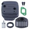 Replacement Exhaust Muffler and Filter Kit for 357XP 359 355 357 Chainsaw with Gasket Bolts Fuel Line and Air Filter