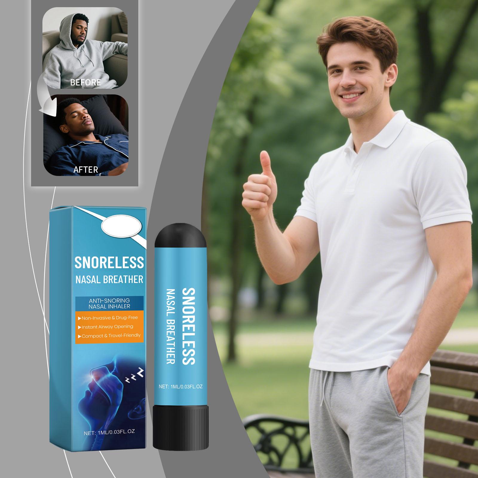 

-snoring Nasal Inhalers Improve Breathing Care, Help Snoring And Ensure A Peaceful Sleep,1ML One Size синий