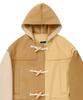 Ajobyajo Oversized Wool Mixed Duffle Coat [Beige]