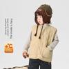 Right European Style Boys' Winter Clothing Thickened Reversible Vest 2025 Autumn and Winter New Children's Clothing Baby Warm Top