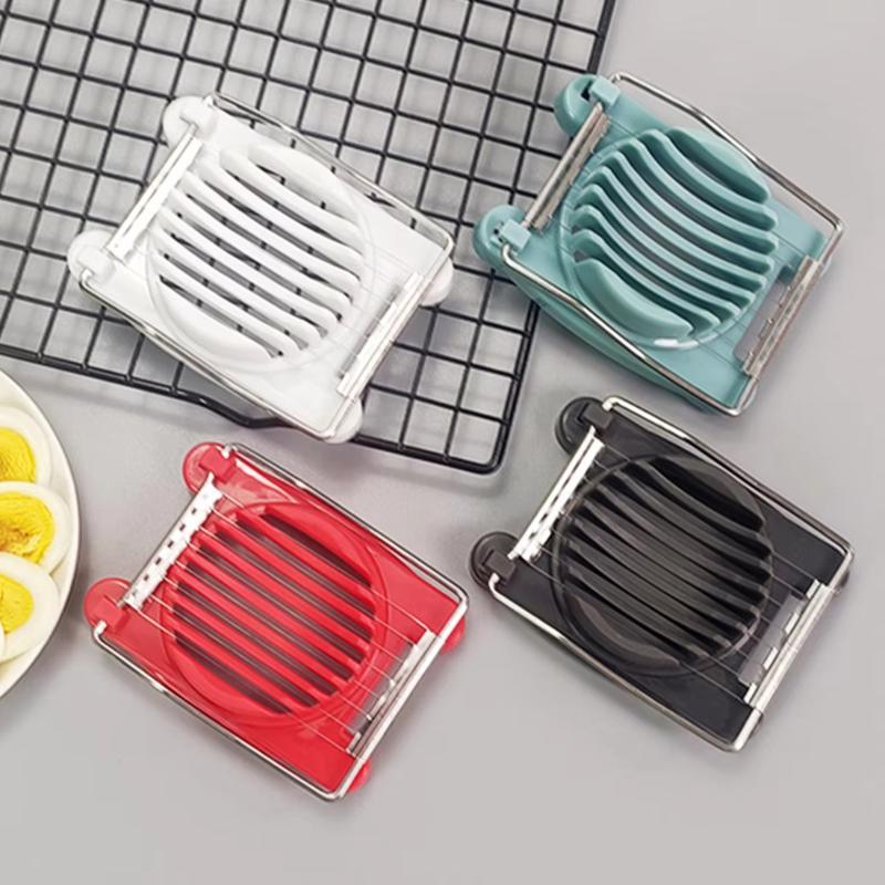 1Pcs Household Stainless Steel Egg Slicer And Divider Single-Use Century Egg Slicer Multifunctional Egg Cutting Tool
