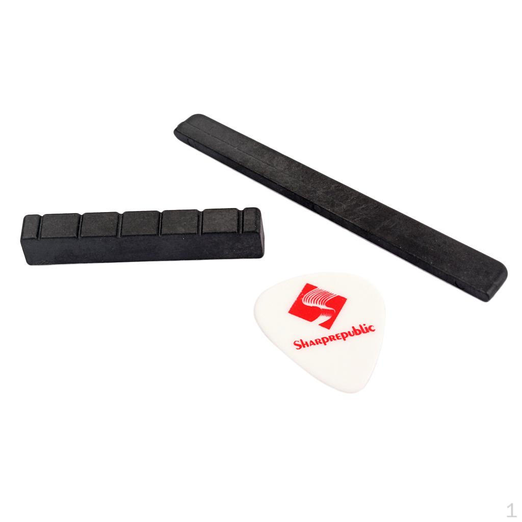 Set of Guitar Bridge Saddle Nut for Classical Classic Parts Replacement