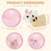 2 Pcs Interactive Cat Rolling Ball Toy Smart Obstacle Avoiding Steering Cat Toy Built In Plush Doll Drive Mechanism Pet Supplies