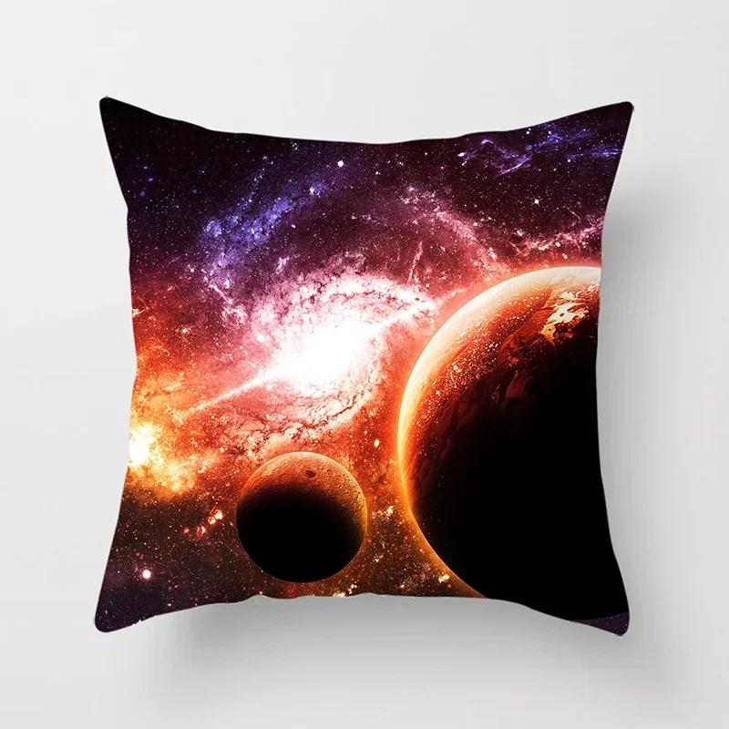 Planet Space Series Pillow Gift Home Office Decoration Bedroom Sofa Car Cushion Cover