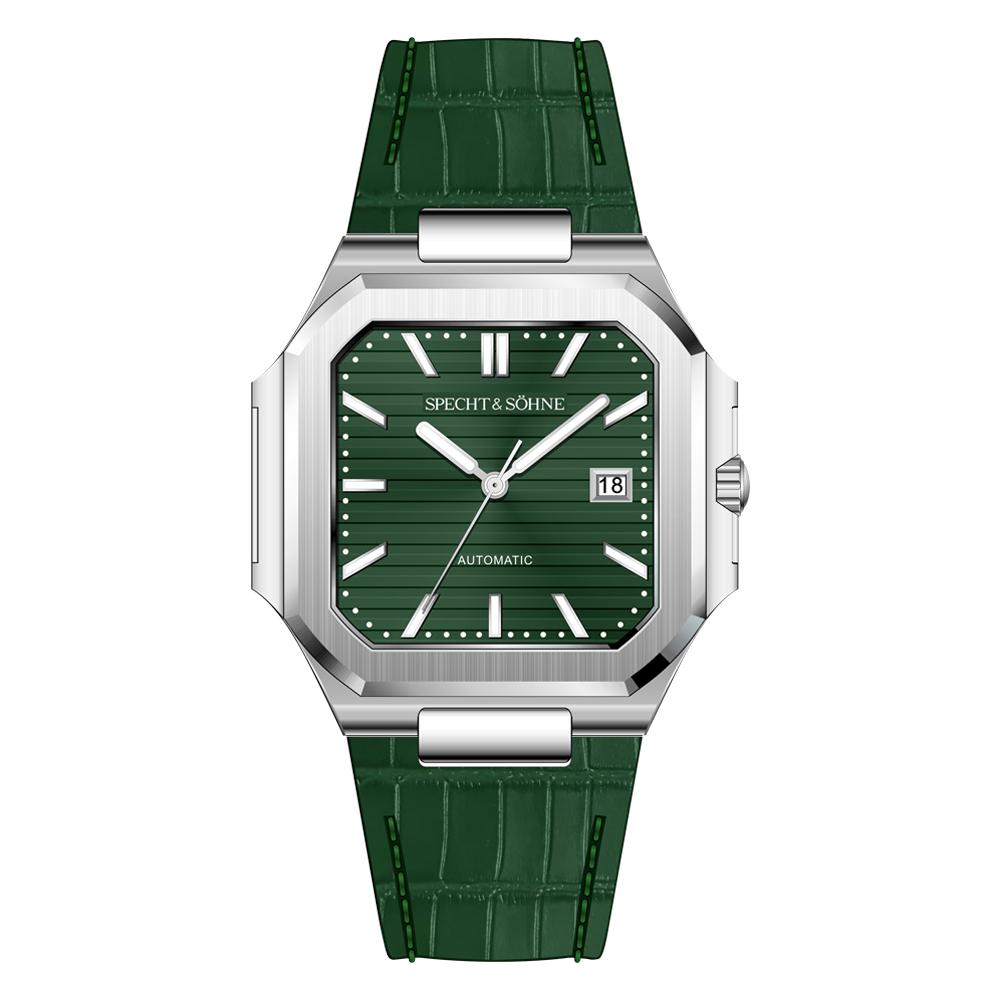 Specht & Söhne 2025 New Luxury Men's Watch 41MM Rose Gold Automatic Mechanical Wriswatch Genunie Leather Sports Watches 5Bar