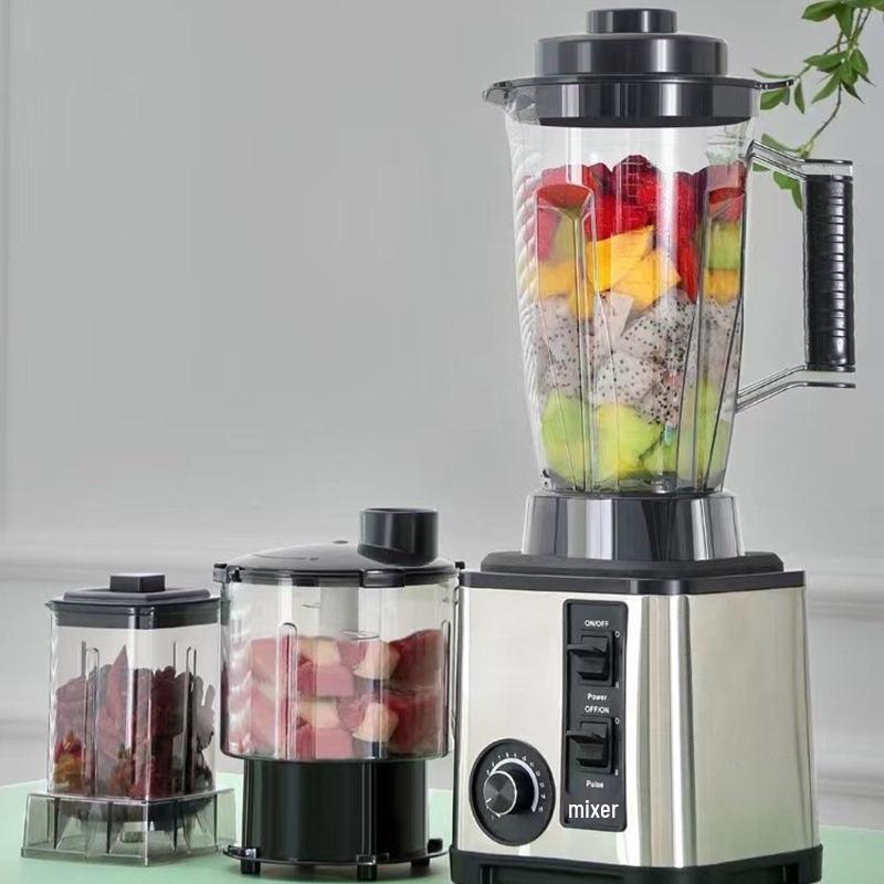 EU Standard 3-in-1 Commercial Juicer Blender Set