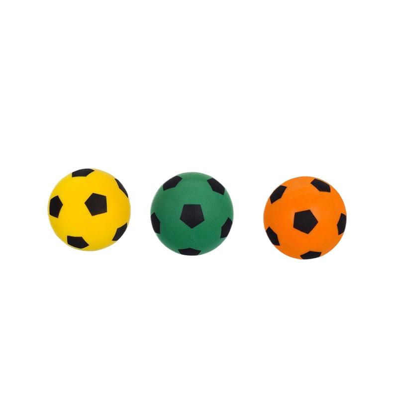 1Pc 3 Colors High-Elastic Indoor Silent Football PU Foam Practice Ball Comes With A Net Bag For Home Use And Skill Development