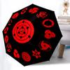 1pc Naruto Automatic Folding Umbrella with 8 Bones, 3-Fold Compact Umbrella, Compact Design On-the-Go Essential, Casual Outdoor Accessory, C